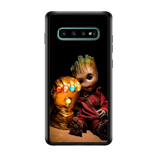 Groot Thanos Infinity Gauntlet Samsung Galaxy S10 Plus Case