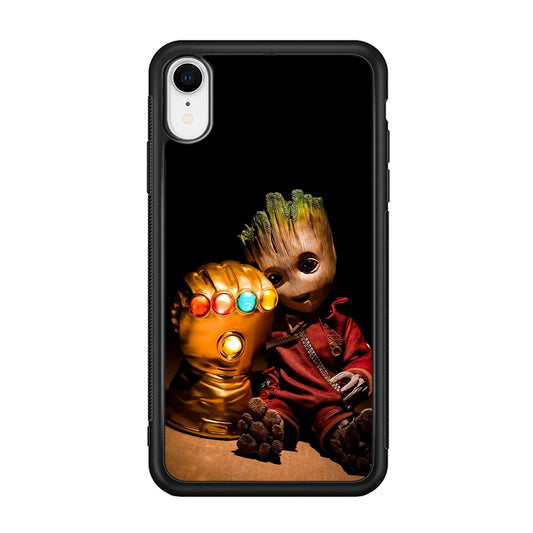 Groot Thanos Infinity Gauntlet iPhone XR Case