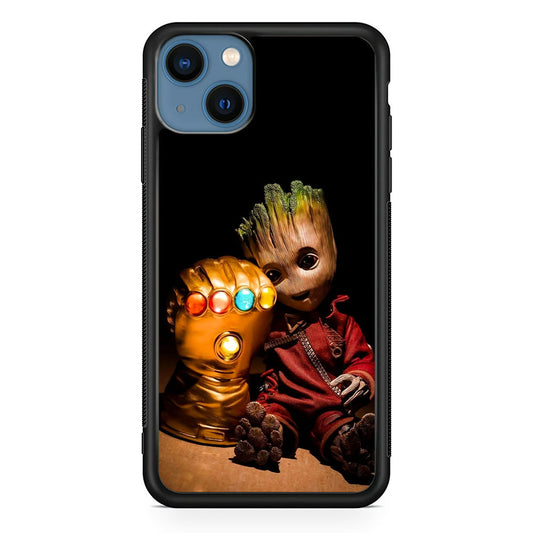 Groot Thanos Infinity Gauntlet iPhone 14 Plus Case