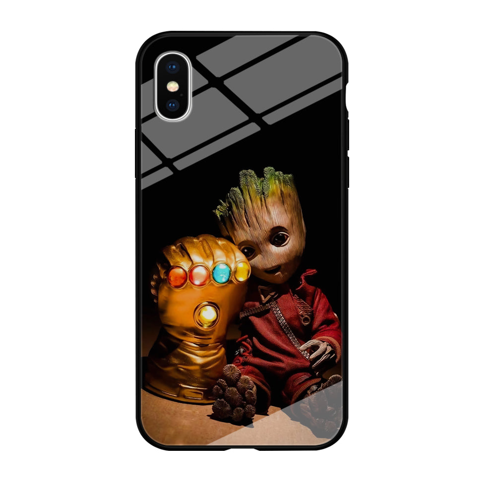 Groot Thanos Infinity Gauntlet iPhone Xs Max Case