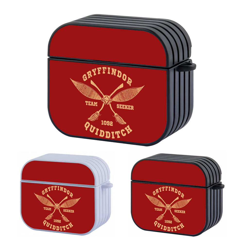 Gryffindor Quidditch Team Hard Plastic Case Cover For Apple Airpods 3
