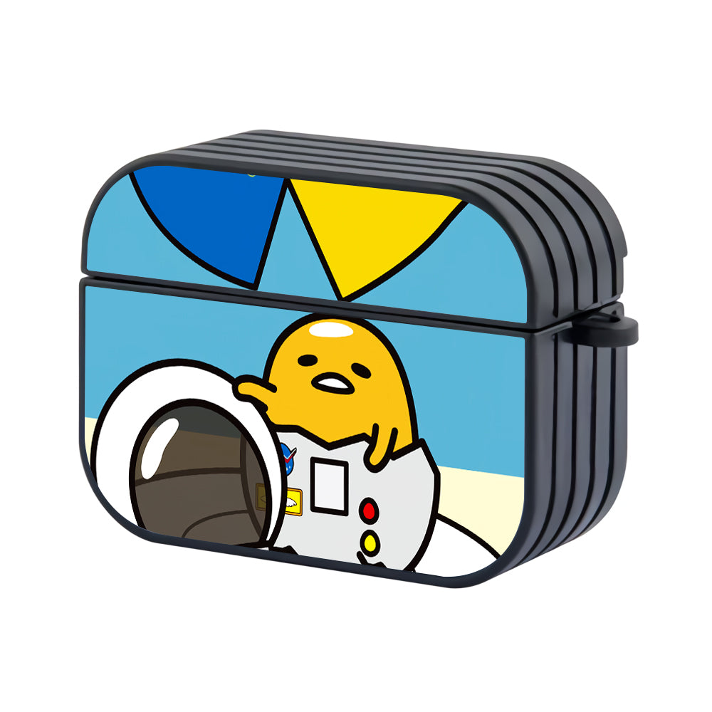 Gudetama Astrounaut Mode Hard Plastic Case Cover For Apple Airpods Pro