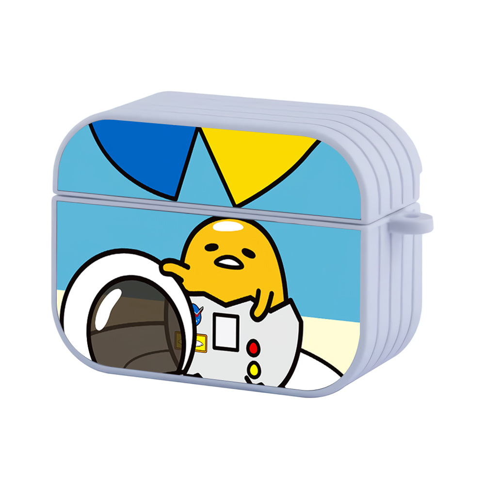 Gudetama Astrounaut Mode Hard Plastic Case Cover For Apple Airpods Pro