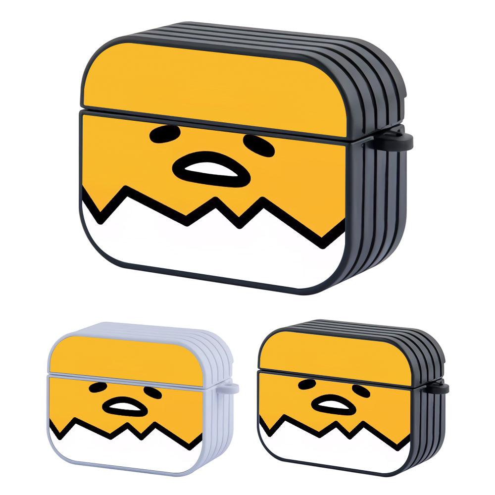 Gudetama Egg Shell Face Hard Plastic Case Cover For Apple Airpods Pro