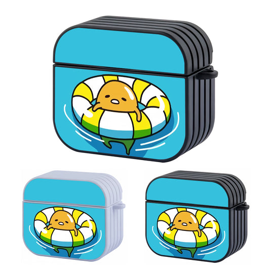Gudetama Floating Hard Plastic Case Cover For Apple Airpods 3