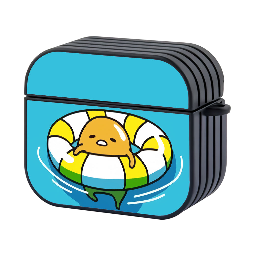 Gudetama Floating Hard Plastic Case Cover For Apple Airpods 3