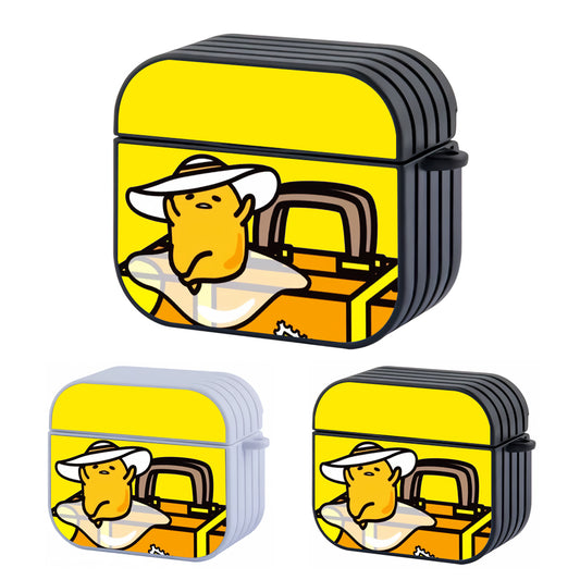 Gudetama Ready To Travel Hard Plastic Case Cover For Apple Airpods 3