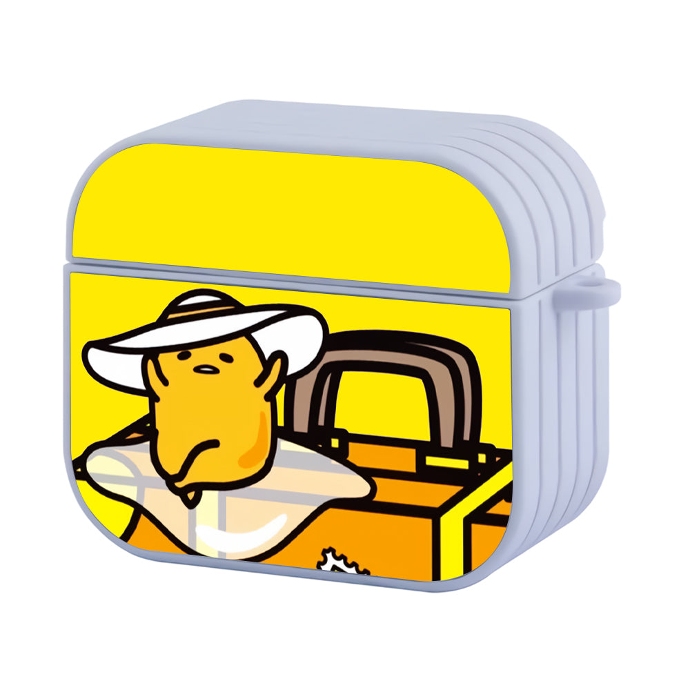 Gudetama Ready To Travel Hard Plastic Case Cover For Apple Airpods 3