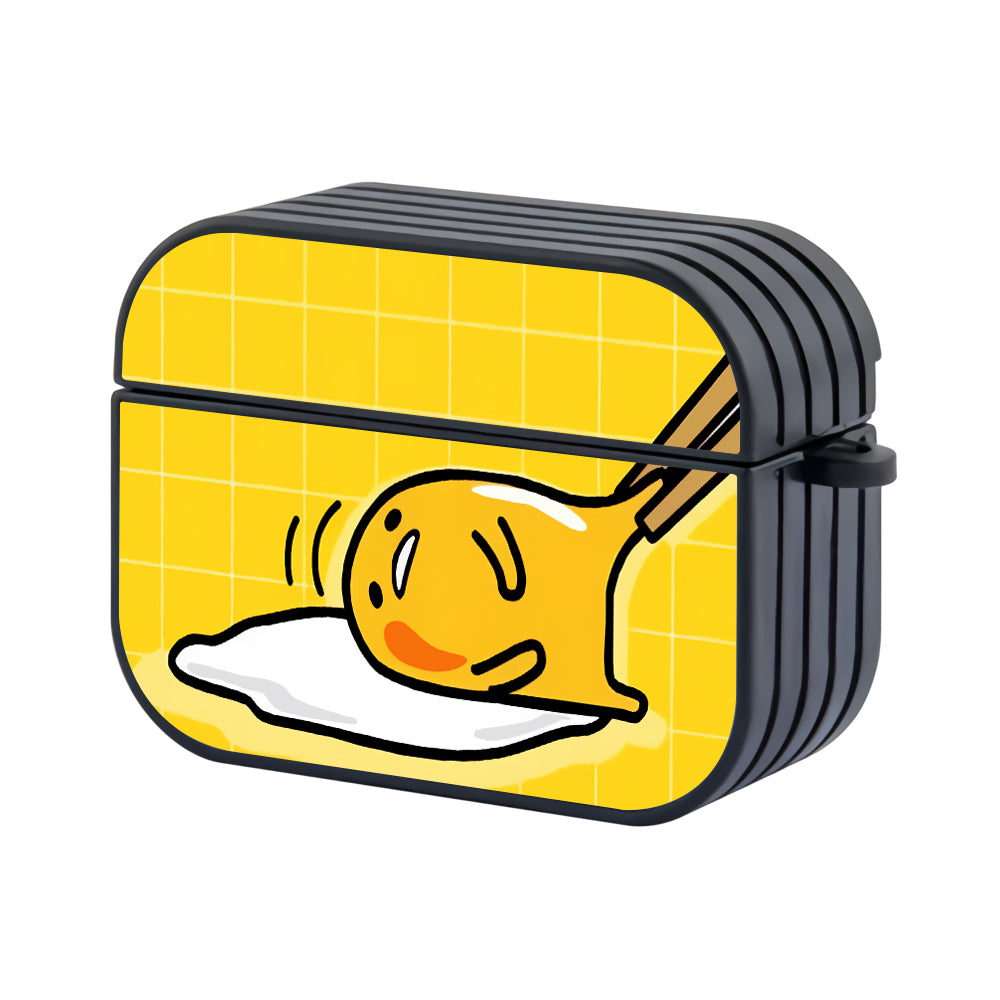 Gudetama Taken With Chopsticks Hard Plastic Case Cover For Apple Airpods Pro