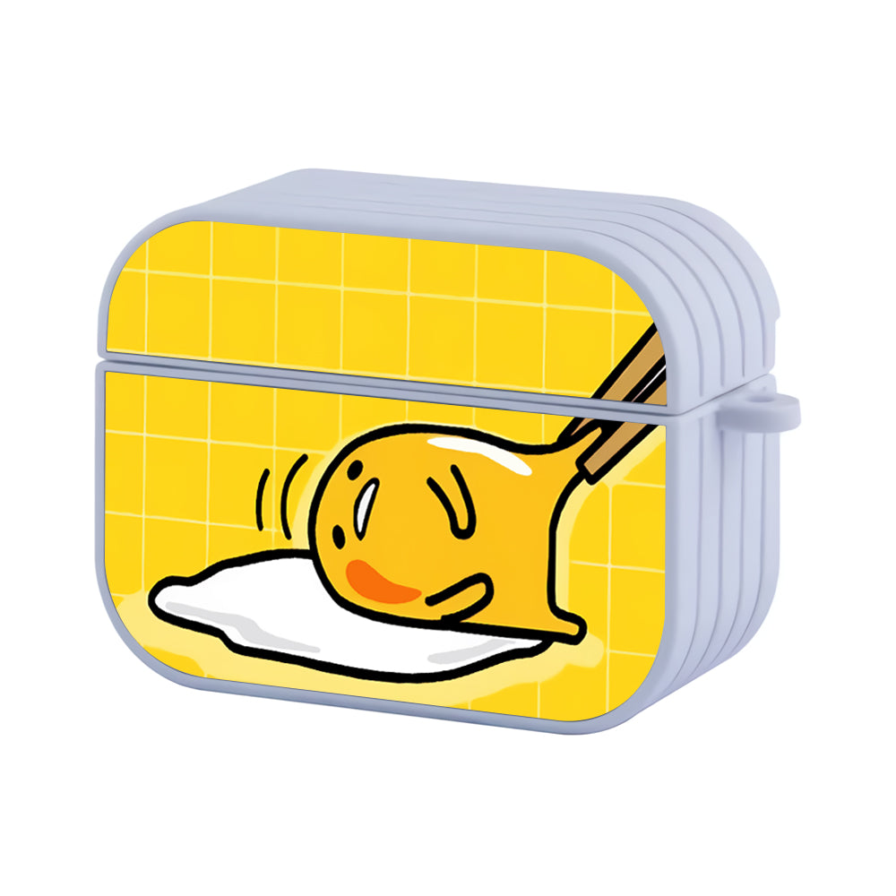 Gudetama Taken With Chopsticks Hard Plastic Case Cover For Apple Airpods Pro