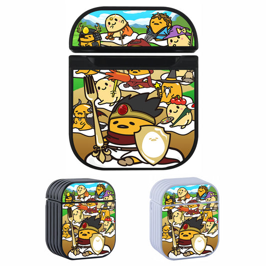 Gudetama Troops Hard Plastic Case Cover For Apple Airpods