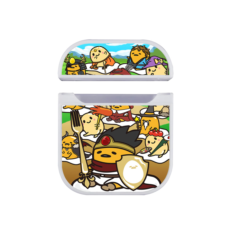 Gudetama Troops Hard Plastic Case Cover For Apple Airpods