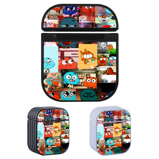 Gumball And Darwin Aesthetic Collage Hard Plastic Case Cover For Apple Airpods