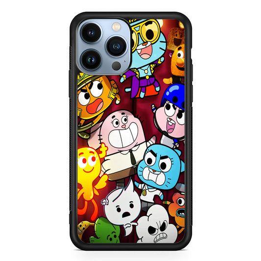 Gumball And Friends Cosplay iPhone 14 Pro Case