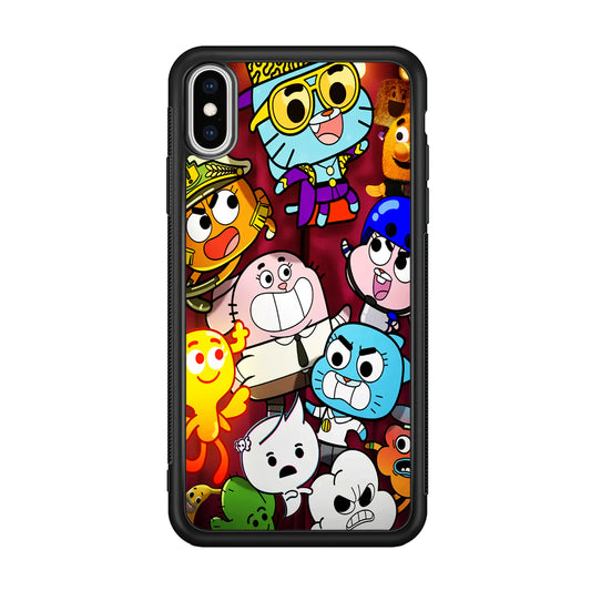 Gumball And Friends Cosplay iPhone XS Case