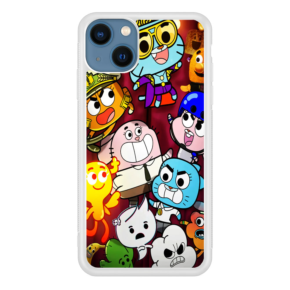 Gumball And Friends Cosplay iPhone 15 Plus Case