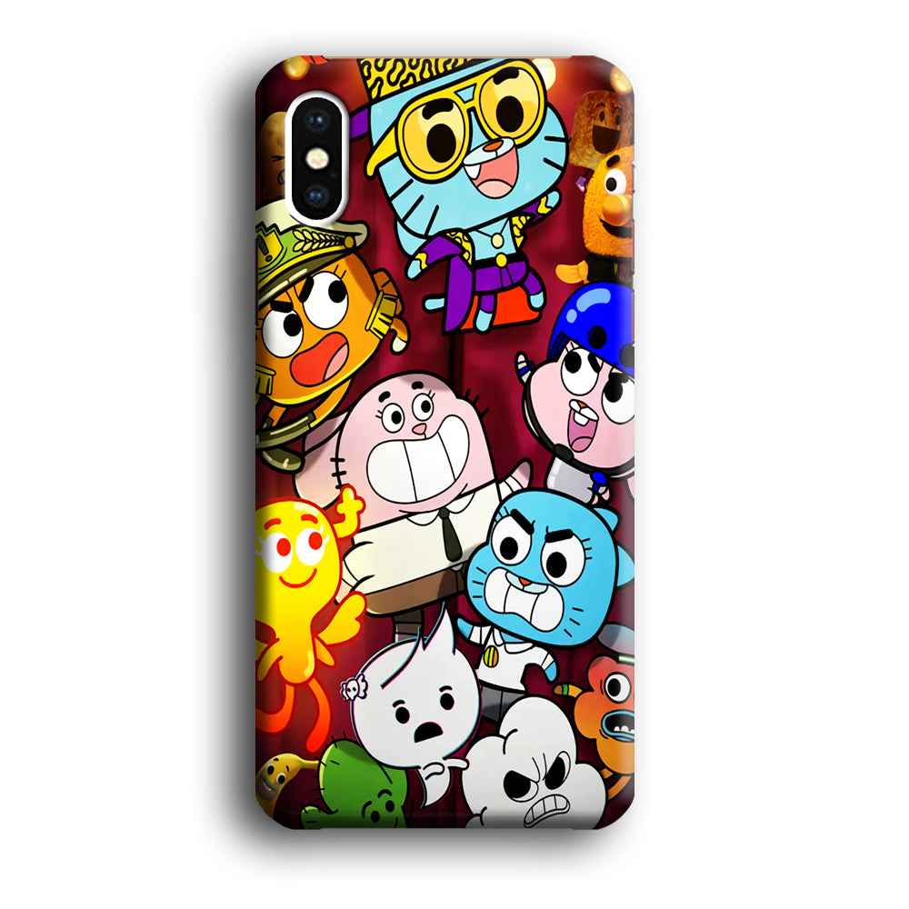 Gumball And Friends Cosplay iPhone XS Case