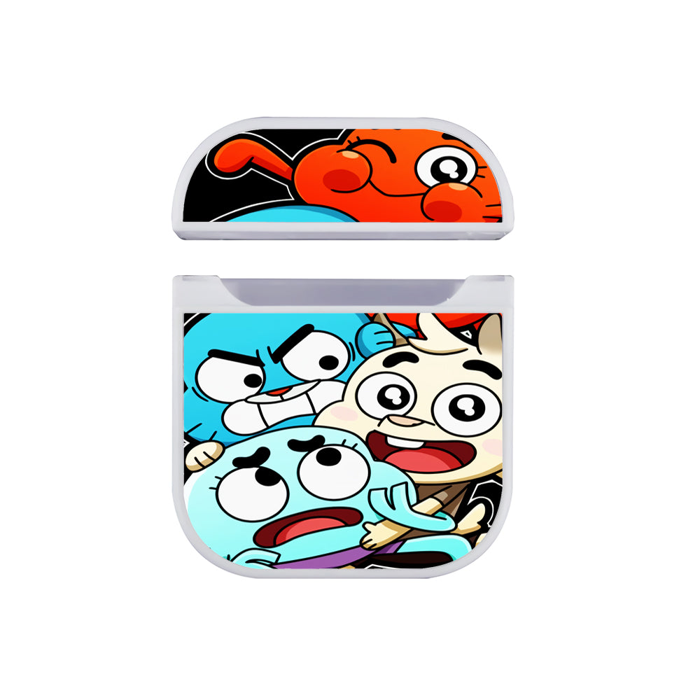 Gumball And Friends Hard Plastic Case Cover For Apple Airpods