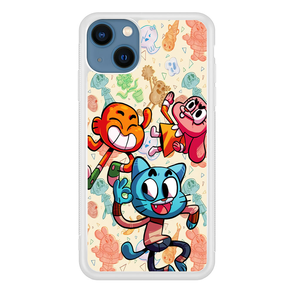 Gumball Darwin And Anais iPhone 15 Plus Case