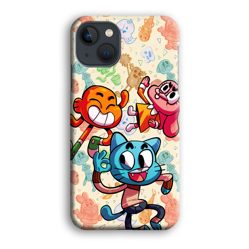 Gumball Darwin And Anais iPhone 15 Case