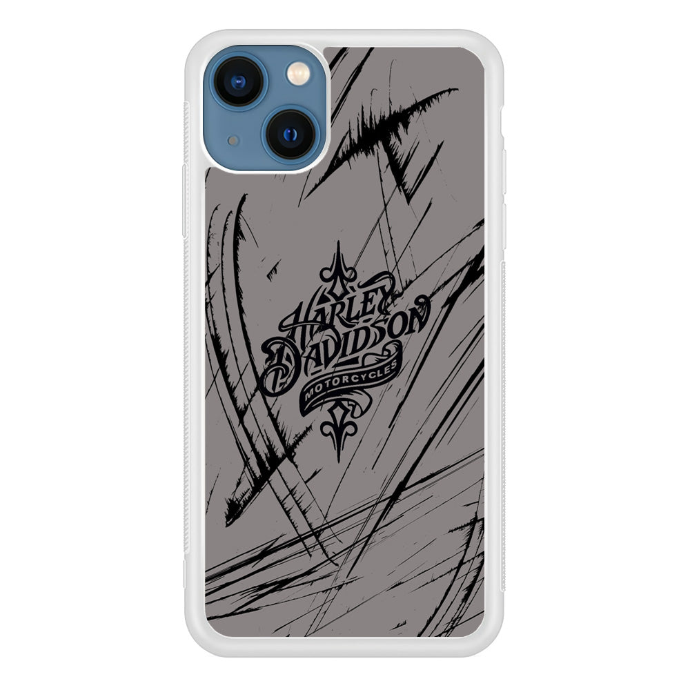 Harley Davidson Grey Claw Mark iPhone 15 Plus Case
