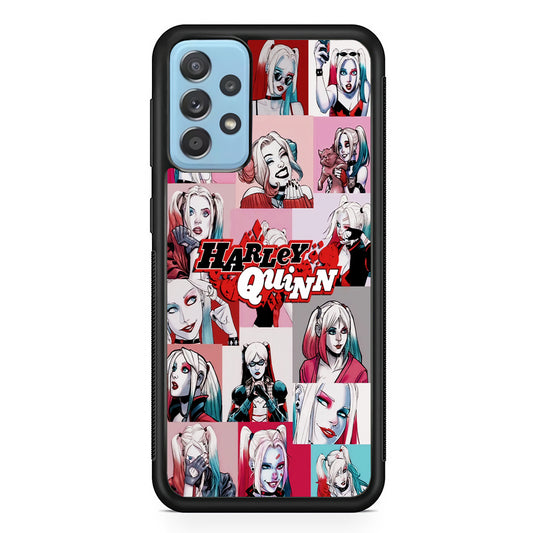 Harley Quinn Collage Of Expression Samsung Galaxy A72 Case