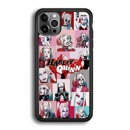 Harley Quinn Collage Of Expression iPhone 12 Pro Max Case