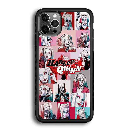 Harley Quinn Collage Of Expression iPhone 12 Pro Max Case