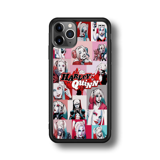 Harley Quinn Collage Of Expression iPhone 11 Pro Max Case