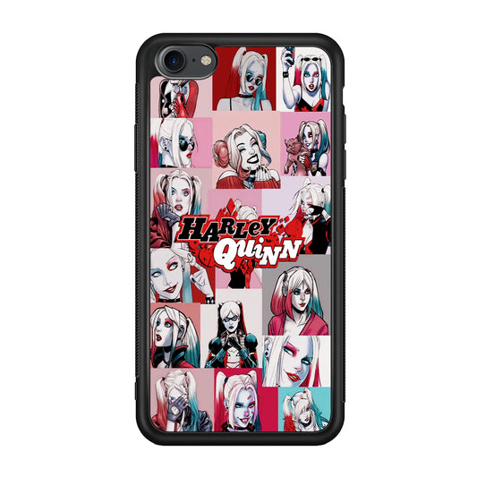 Harley Quinn Collage Of Expression iPhone 8 Case