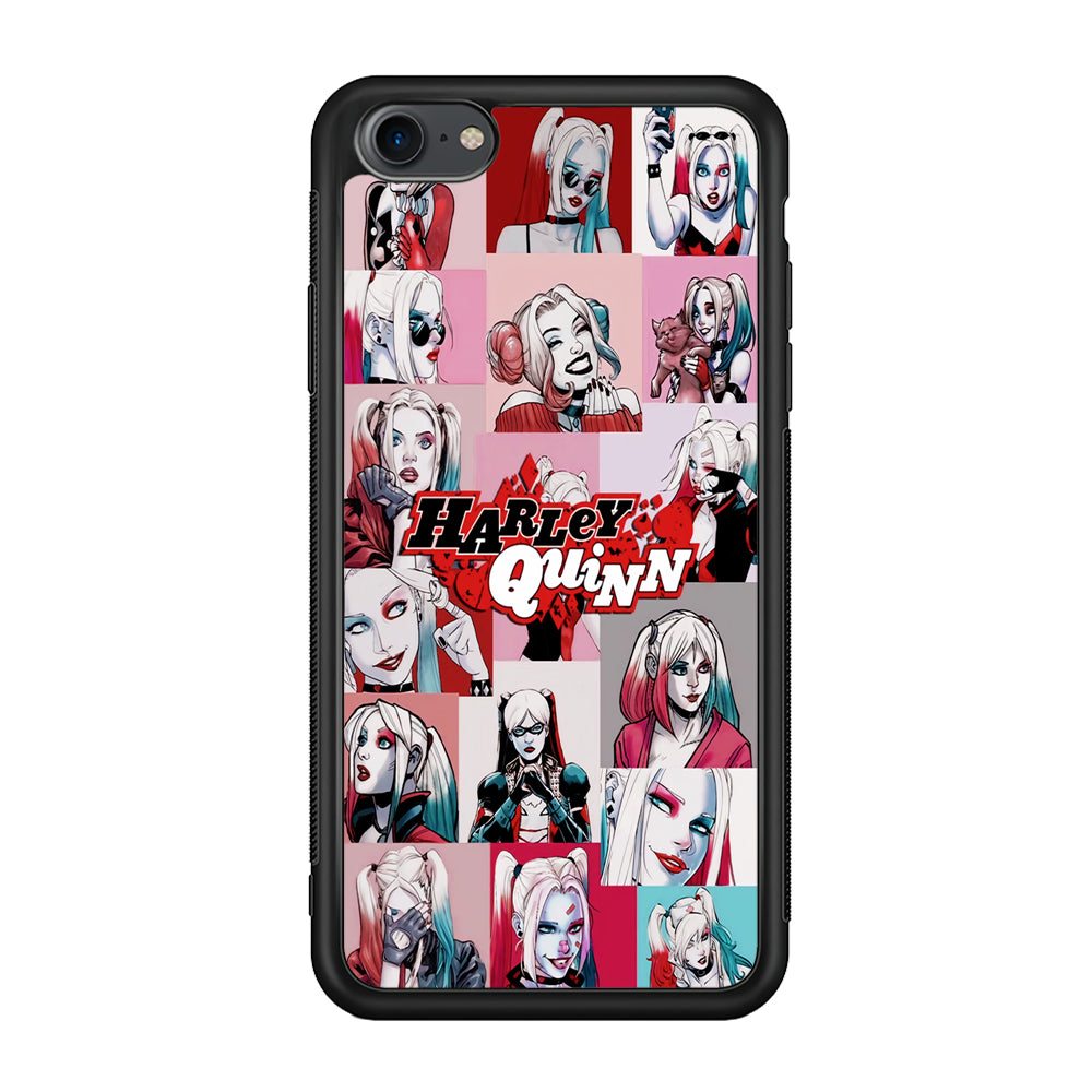 Harley Quinn Collage Of Expression iPhone 8 Case