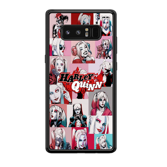 Harley Quinn Collage Of Expression Samsung Galaxy Note 8 Case