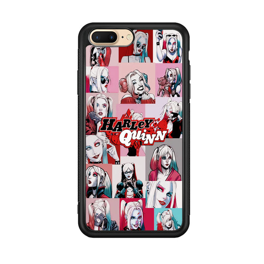 Harley Quinn Collage Of Expression iPhone 7 Plus Case