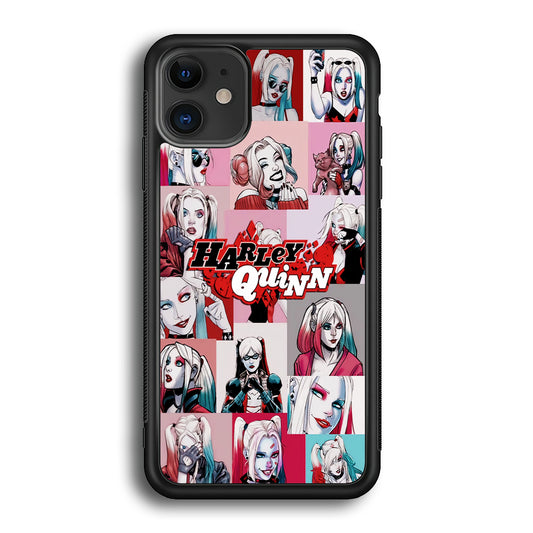 Harley Quinn Collage Of Expression iPhone 12 Case