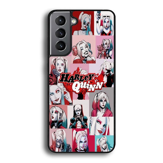 Harley Quinn Collage Of Expression Samsung Galaxy S21 Plus Case