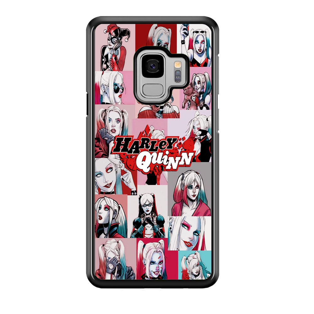 Harley Quinn Collage Of Expression Samsung Galaxy S9 Case