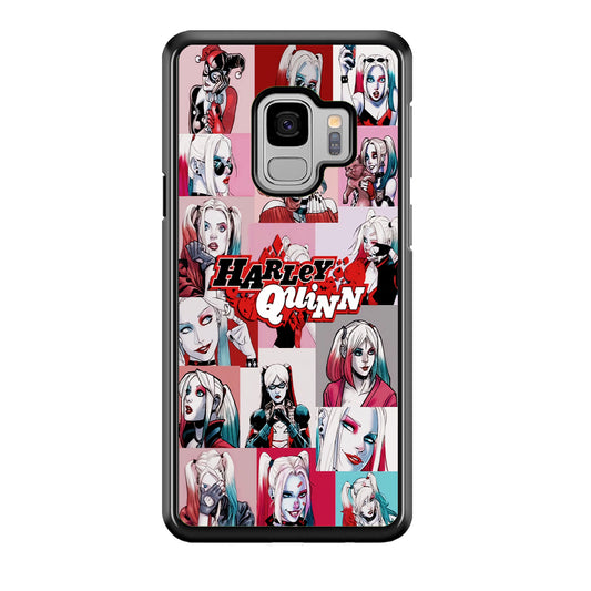 Harley Quinn Collage Of Expression Samsung Galaxy S9 Case