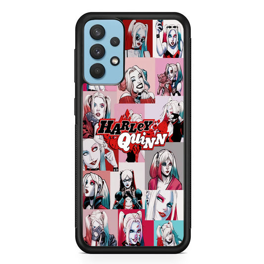 Harley Quinn Collage Of Expression Samsung Galaxy A32 Case