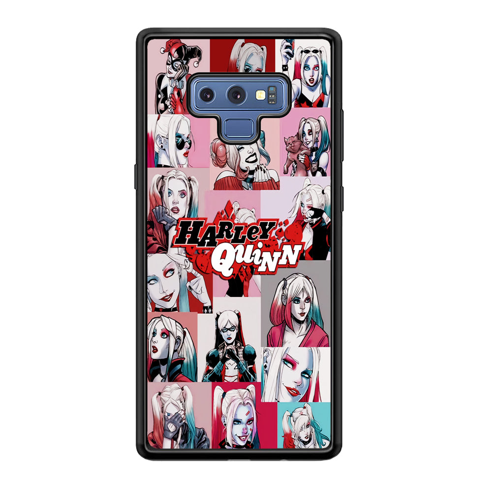 Harley Quinn Collage Of Expression Samsung Galaxy Note 9 Case