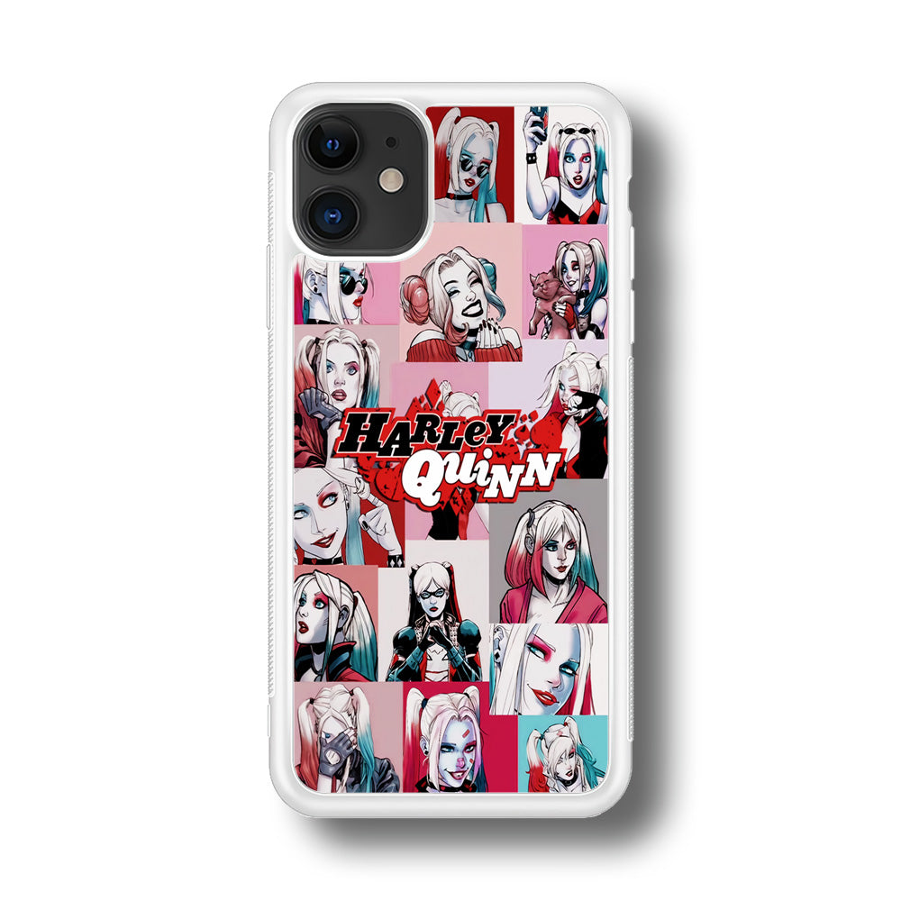 Harley Quinn Collage Of Expression iPhone 11 Case
