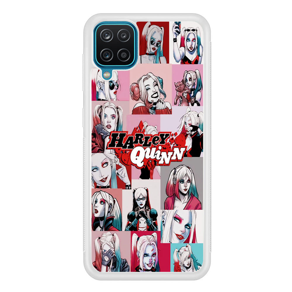 Harley Quinn Collage Of Expression Samsung Galaxy A12 Case