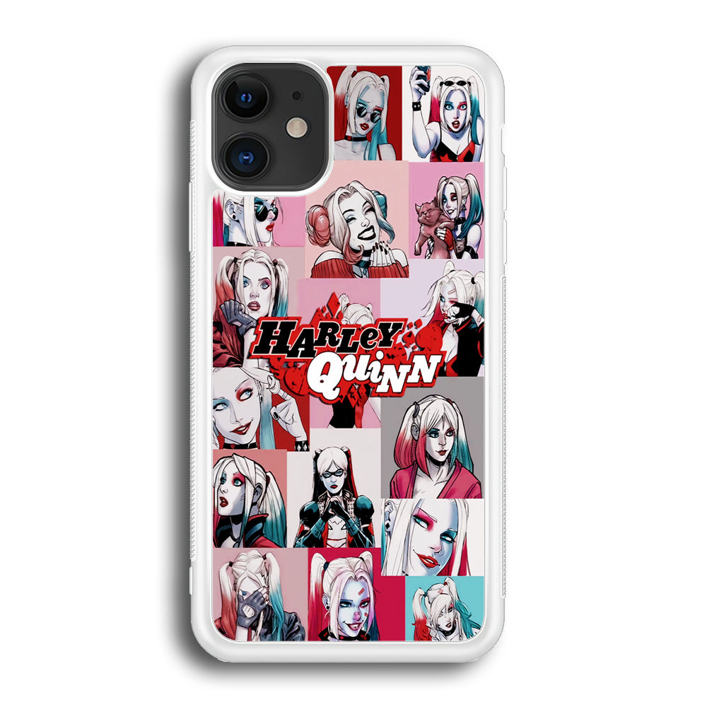 Harley Quinn Collage Of Expression iPhone 12 Case