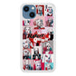 Harley Quinn Collage Of Expression iPhone 14 Plus Case