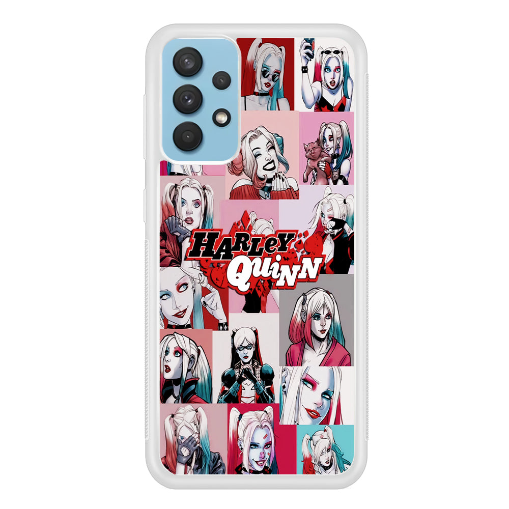 Harley Quinn Collage Of Expression Samsung Galaxy A32 Case