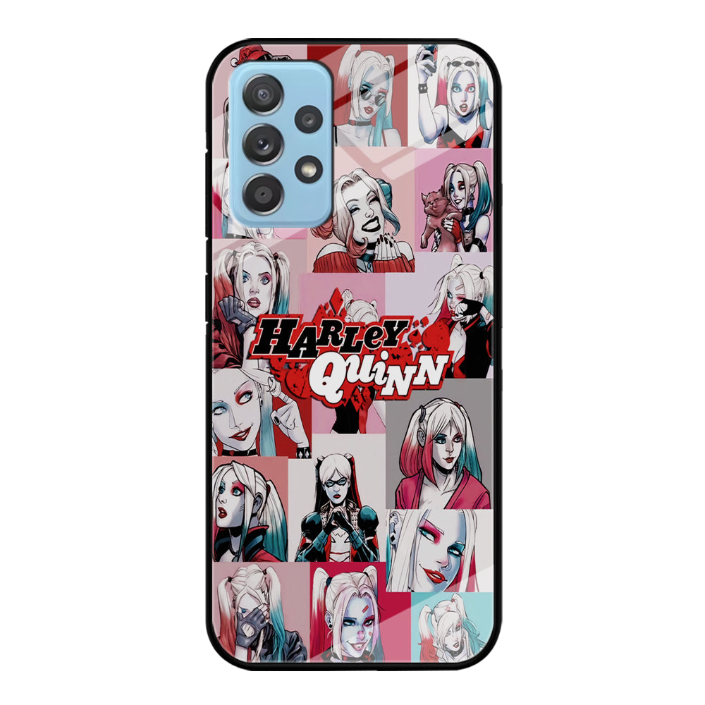 Harley Quinn Collage Of Expression Samsung Galaxy A72 Case