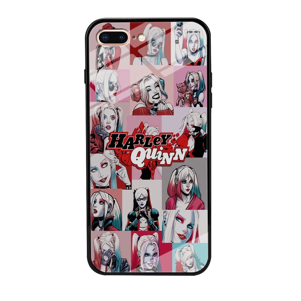 Harley Quinn Collage Of Expression iPhone 7 Plus Case