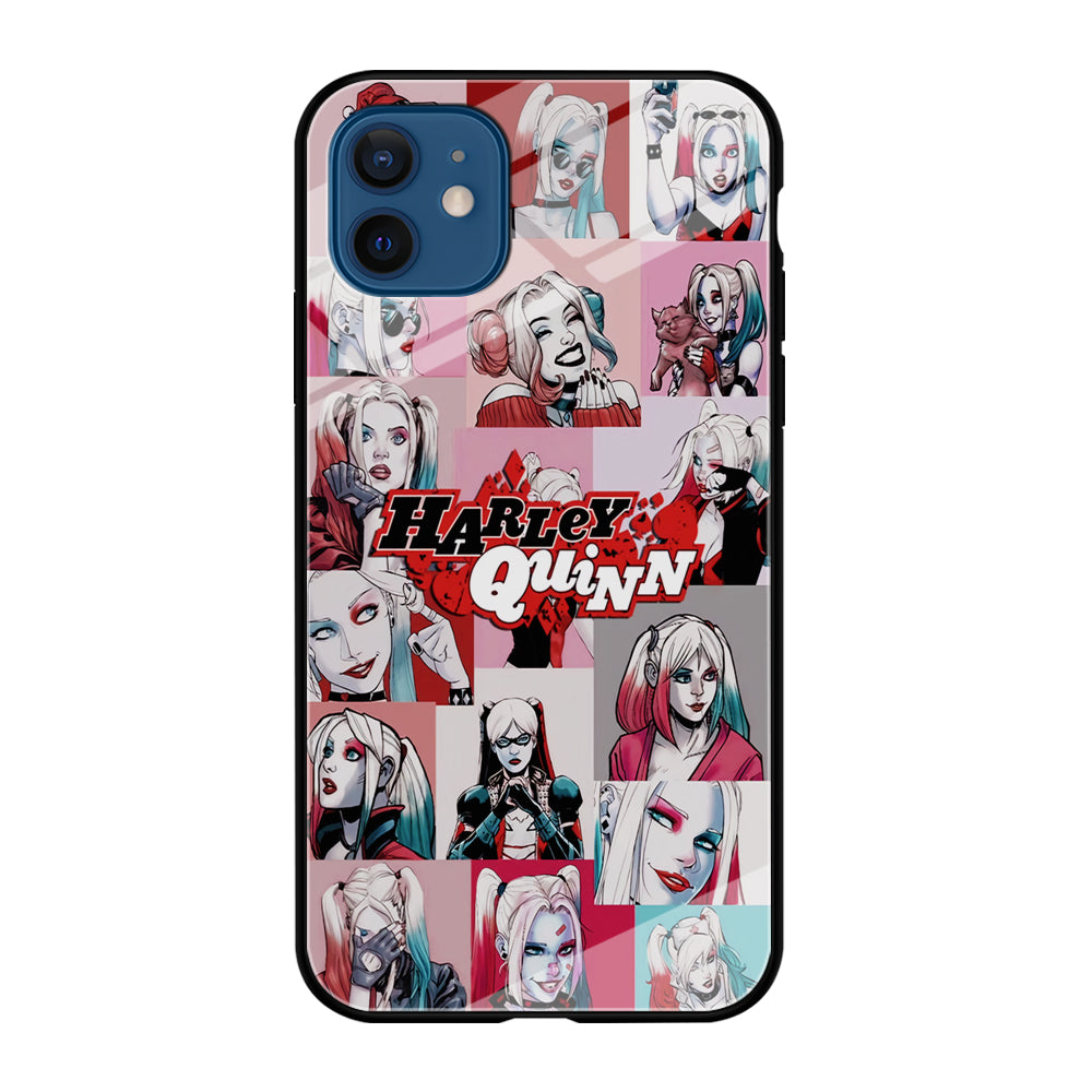 Harley Quinn Collage Of Expression iPhone 12 Case