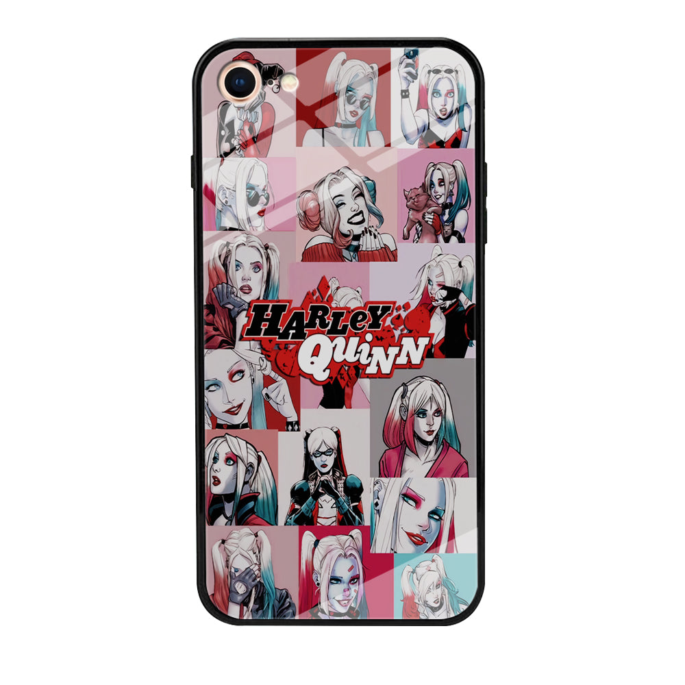 Harley Quinn Collage Of Expression iPhone 8 Case