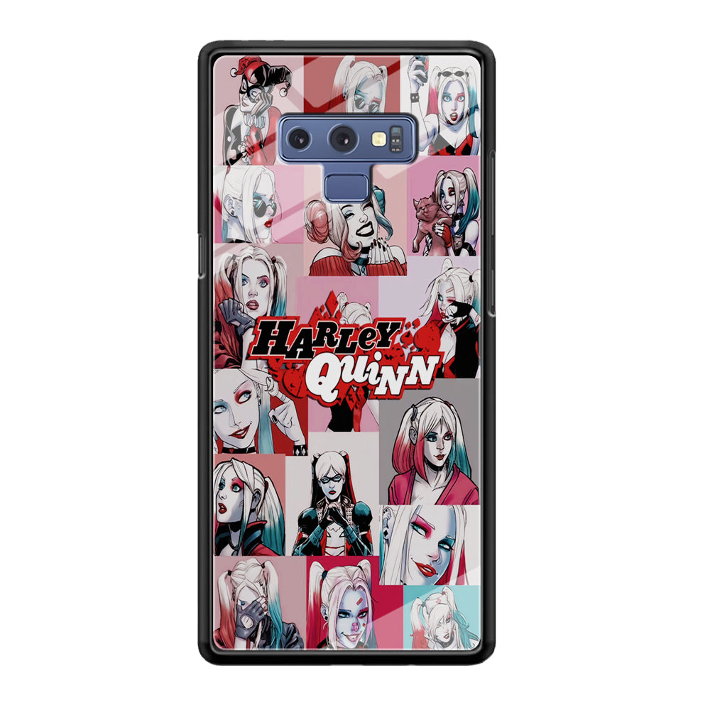 Harley Quinn Collage Of Expression Samsung Galaxy Note 9 Case