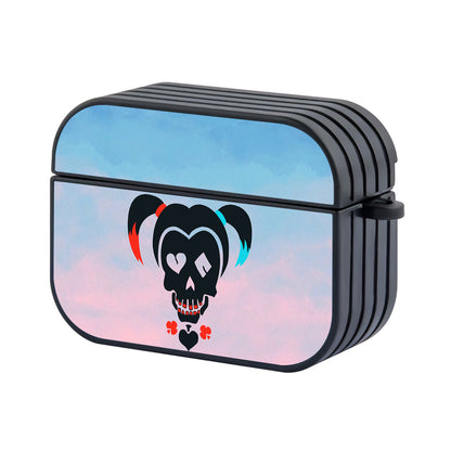 Harley Quinn Logo Hard Plastic Case Cover For Apple Airpods Pro